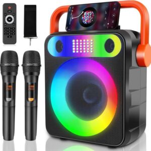 Amani AM-126 – Enceinte Bluetooth Rechargeable 10000W avec Micro & Télécommande