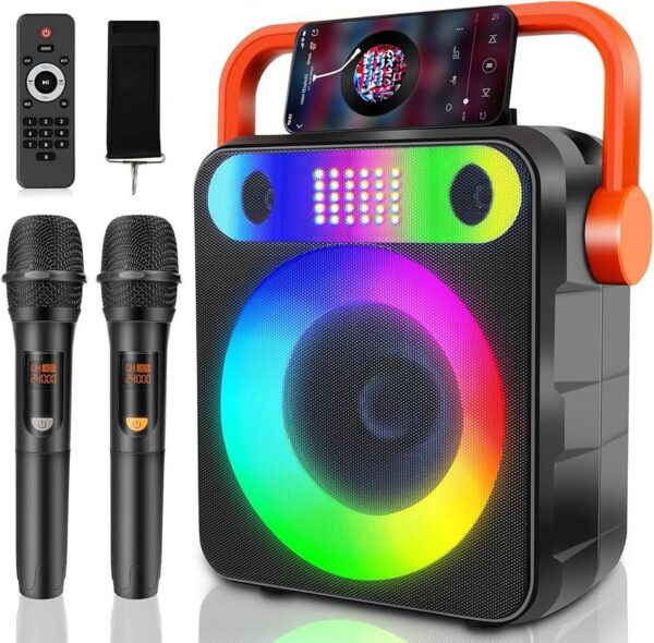 Amani AM-126 – Enceinte Bluetooth Rechargeable 10000W avec Micro & Télécommande